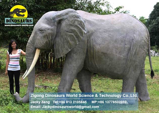 Animals Statue elephant in Playground park Elephant DWA072